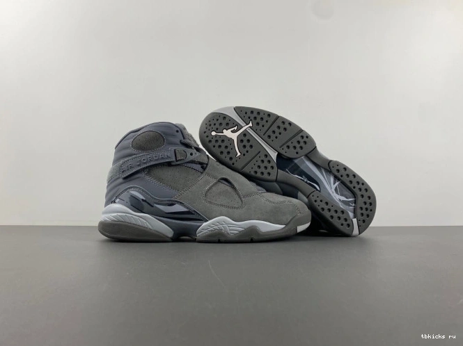 Rep TB Retro 8 Cool Grey Jordan 305381-014 0818